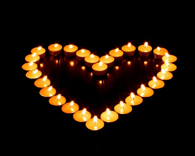 heart-candles
